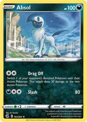 SWSH Fusion Strike 164/264 Absol Reverse Holo