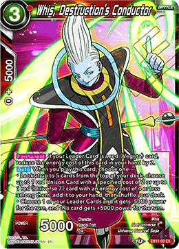 DBS Expansion Set 11: Universe 7 Unison EX11-03 Whis, Destruction's Conductor