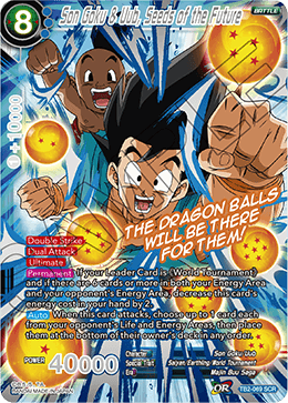DBS World Martial Arts Tournament TB2-069 Son Goku & Uub, Seeds of the Future (SCR)