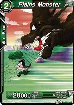 DBS Saiyan Showdown BT15-087 Plains Monster Foil
