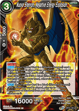DBS Saiyan Showdown BT15-135 Nuova Shenron, Negative Energy Explosion