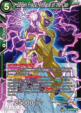 DBS Supreme Rivalry BT13-076 Golden Frieza, Pinnacle of the Clan