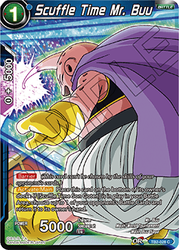 DBS World Martial Arts Tournament TB2-028 Scuffle Time Mr. Buu Foil