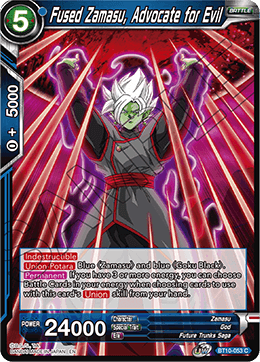 DBS Rise of the Unison Warrior BT10-053 Fused Zamasu, Advocate for Evil