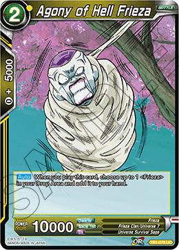 DBS The Tournament of Power TB1-079 Agony of Hell Frieza Foil