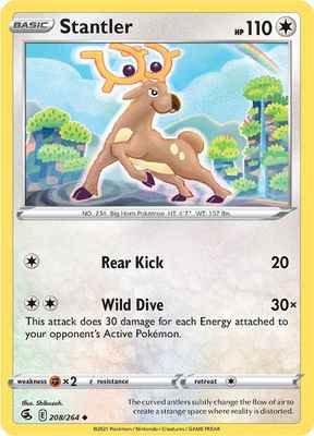SWSH Fusion Strike 208/264 Stantler