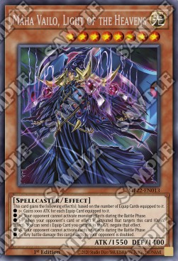 Yu-Gi-Oh! 2022 Tin of the Pharaoh's Gods Mega Pack MP22-EN013 Maha Vailo, Light of the Heavens Rare