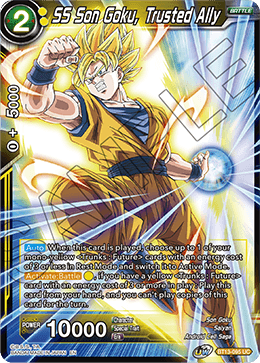 DBS Supreme Rivalry BT13-095 SS Son Goku, Trusted Ally Foil
