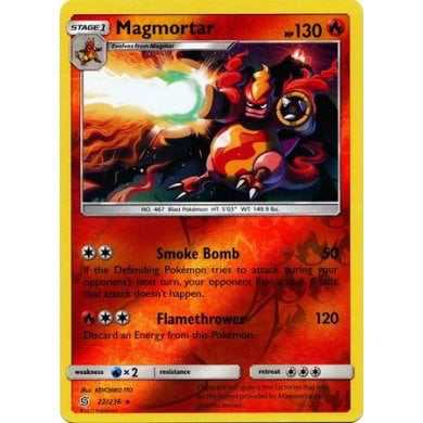 SM Unified Minds 022/236 Magmortar Reverse Holo
