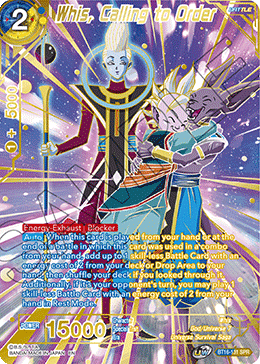 DBS Realm of the Gods BT16-131 Whis, Calling to Order SPR