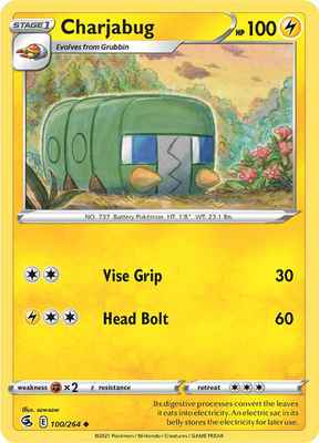 SWSH Fusion Strike 100/264 Charjabug
