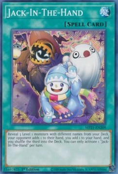Yu-Gi-Oh! 2021 Tin of Ancient Battles Mega Pack MP21-EN209 Jack-In-The-Hand
