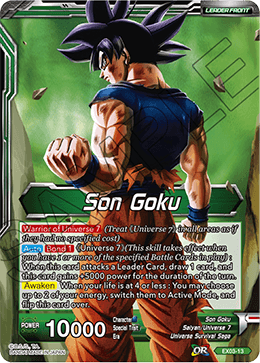 DBS Expansion Set 03: Ultimate Box EX03-13 Son Goku (Leader) Foil