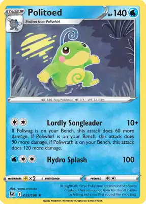 SWSH Lost Origin 032/196 Politoed