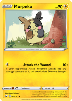 SWSH Sword and Shield 078/202 Morpeko