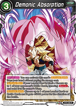 DBS Universal Onslaught BT9-086 Demonic Absorption Foil