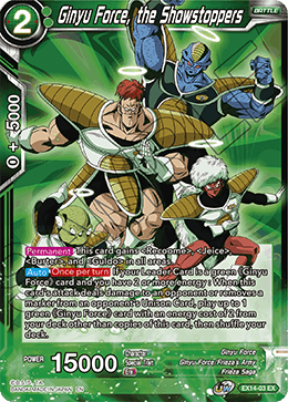 DBS Expansion Set 14: Battle Advanced EX14-03 Ginyu Force, the Showstoppers