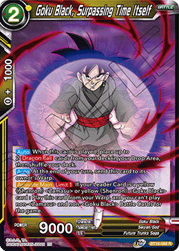 DBS Realm of the Gods BT16-088 Goku Black, Surpassing Time Itself