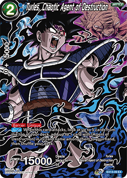 DBS Expansion Set 13: Special Anniversary Box 2020 EX13-09 Turles, Chaotic Agent of Destruction