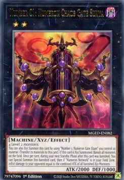 Yu-Gi-Oh! Maximum Gold El Dorado MGED-EN082 Number C1: Numeron Chaos Gate Sunya