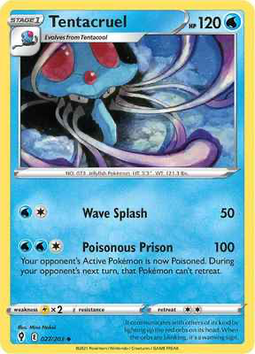 SWSH Evolving Skies 027/203 Tentacruel
