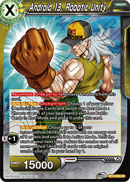 DBS Supreme Rivalry BT13-094 Android 13, Robotic Unity Foil
