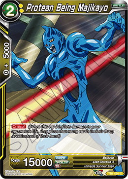 DBS The Tournament of Power TB1-091 Protean Being Majikayo Foil