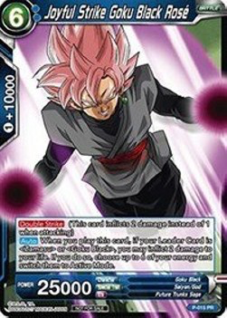 DBS Promotion Card P-015 Joyful Strike Goku Black Rose Foil