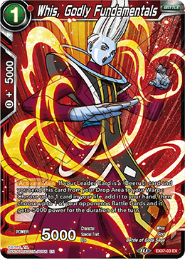 DBS Expansion Set 07: Magnificent Collection - Fusion Hero EX07-03 Whis, Godly Fundamentals Foil