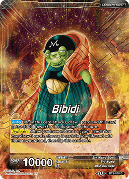 DBS Universal Onslaught BT9-070 Bibidi / Majin Buu, One with Nothingness (Leader)