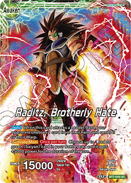 DBS Assault of the Saiyans BT7-049 Raditz / Raditz, Brotherly Hate (Leader)