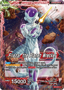 DBS Universal Onslaught BT9-001 Frieza / Frieza, the Planet Wrecker (Leader) Foil