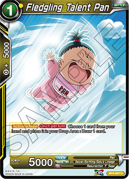 DBS Colossal Warfare BT4-087 Fledging Talent Pan Foil