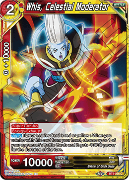 DBS Universal Onslaught BT9-096 Whis, Celestial Moderator Foil