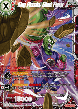 DBS Draft Box 6: Giant's Force DB3-135 King Piccolo, Giant Force (GFR)