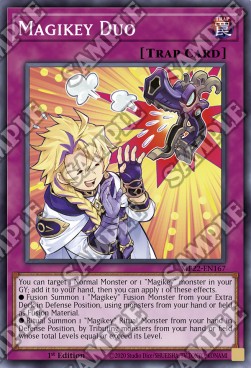 Yu-Gi-Oh! 2022 Tin of the Pharaoh's Gods Mega Pack MP22-EN167 Magikey Duo