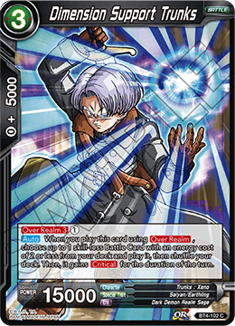 DBS Colossal Warfare BT4-102 Dimension Support Trunks Foil