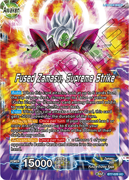 DBS Assault of the Saiyans BT7-026 Goku Black & Zamasu / Fused Zamasu, Supreme Strike (Leader) Foil