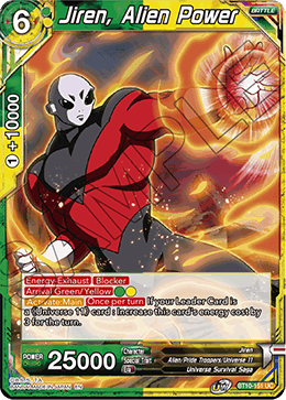 DBS Rise of the Unison Warrior BT10-151 Jiren, Alien Power Foil