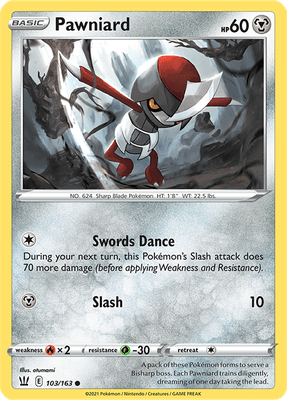 SWSH Battle Styles 103/163 Pawniard Reverse Holo