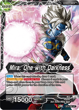 DBS Colossal Warfare BT4-099 Mira / Mira, One with Darkness (Leader)