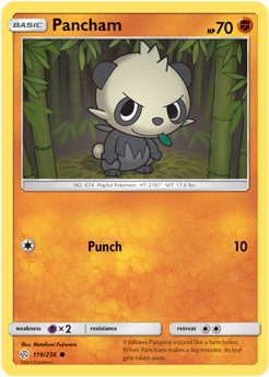 SM Cosmic Eclipse 119/236 Pancham Reverse Holo