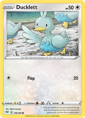 SWSH Darkness Ablaze 148/189 Ducklett