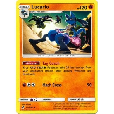 SM Unified Minds 117/236 Lucario