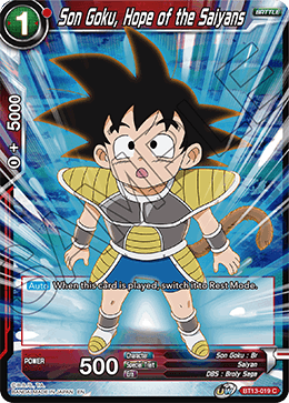 DBS Supreme Rivalry BT13-019 Son Goku, Hope of the Saiyans