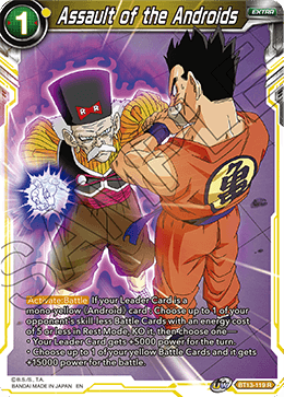 DBS Supreme Rivalry BT13-119 Assault of the Androids Foil