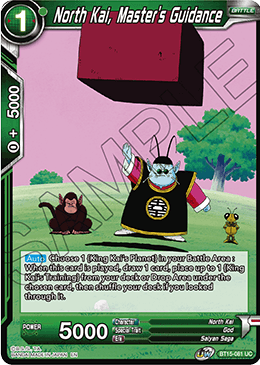 DBS Saiyan Showdown BT15-081 North Kai, Master's Guidance
