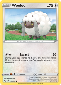 SWSH Sword and Shield 152/202 Wooloo