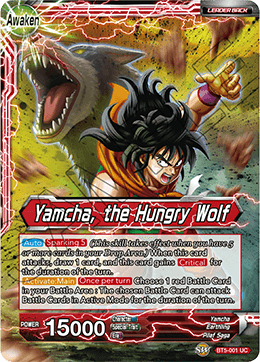 DBS Miraculous Revival BT5-001 Yamcha / Yamcha, the Hungry Wolf (Leader)