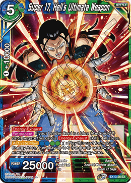 DBS Expansion Set 13: Special Anniversary Box 2020 EX13-36 Super 17, Hell's Ultimate Weapon Foil